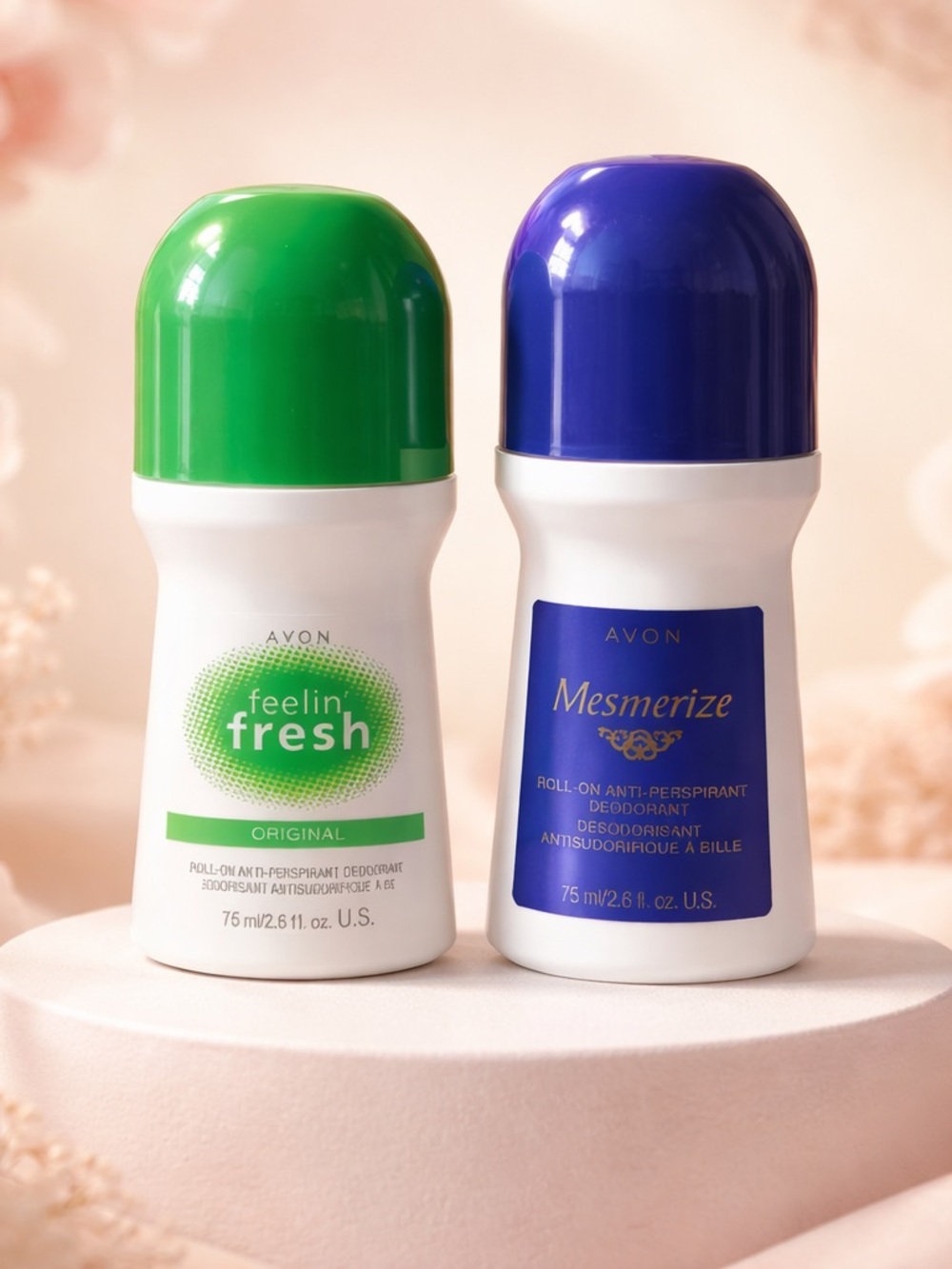 Avon Roll-On Deodorants – Green & Blue Caps